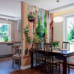 Обои на кухню: обилие палитры цветов и дизайна стенного покрытия