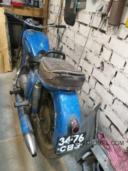Восстановил мотоцикл Иж-65 1961 года (21 фото)