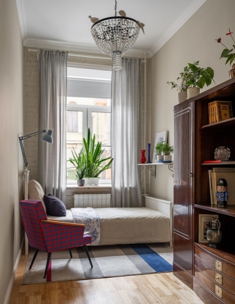 Как получить бюджетный уютный интерьер в старой квартире? Реальный пример в доме 1886 года | ivd.ru